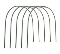 HOMOCONO Marco Plegable para Túnel de Gallinas de Plástico Verde, 5 Piezas, Promueve la Actividad Natural en Jardinería y Camas Elevadas para Aves y Plantas