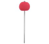 HOMOCONO Maza Reemplazable para Pedal de Bombo Cabeza de Espuma Roja Accesorio para Batería en Actuaciones Musicales y Ensayos