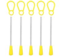 HOMOCONO Mazos de Percusión de Triángulo de Hierro 10 Piezas Palillos y Aros Portátiles, Herramienta Manual para Instrumentos de Percusión, Accesorios para Enseñanza y Práctica Musical