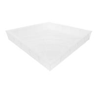 HOMOCONO Molde para Pavimento de Círculos Concéntricos Reutilizable Diseño Antideslizante y Liberación Fácil para Jardín y Patio de 27x27cm en Polipropileno Blanco