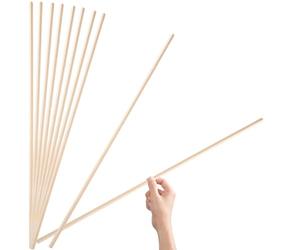 HOMOCONO Moldura para Mosquitero de Ventana en Madera Natural, 10 Listones Triangulares de 50 CM para Bricolaje y Acabado en Interiores