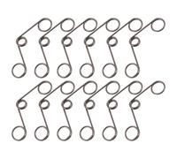 HOMOCONO Muelle de Torsión para Cerradura de Puerta 12 Piezas 1.2X8X11.5 MM Resorte de Retorno para Manillas y Pestillos Adecuado para Cerraduras Digitales y Rebote Automático en Puertas