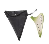 HOMOCONO Ocarina Clásica Tradicional de Color Gradual, Instrumento Musical de 12 Agujeros para Principiantes y Práctica en Tono C