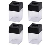 HOMOCONO Organizador Magnético de Clips y Chinchetas para Oficina Caja de Plástico Resistente, Almacenamiento Portátil para Escritorio y Objetos Pequeños