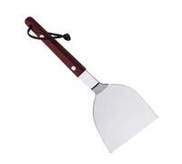 HOMOCONO Pala para Servir y Transferir Alimentos Grandes Mango de Madera Pizza para Acero Inoxidable de Superficie Ancha Adecuado para Hornear y Omelettes