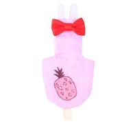 HOMOCONO Pañal Lavable para Gansos y Loros en Color Rosa Lazo, Material Vaquero, Fácil de Quitar, Adecuado para Aves y Complementos para Mascotas Color Aleatorio