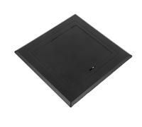 HOMOCONO Panel de Acceso de Plástico Negro para Plomería Instalación Rápida y Decoración sin Costuras Adecuado para Cocina y Techo