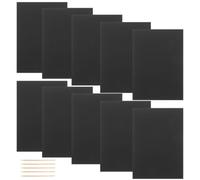 HOMOCONO Papel para Rascar de Colores para Set de 1 Papel Creativo de Dibujo DIY Negro Adecuado para Proyectos Artísticos Infantiles