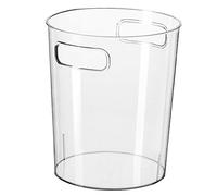 HOMOCONO Papelera Multifuncional Redonda de Gran Capacidad con Asa Reutilizable de Diseño Minimalista para Oficina y Hogar para Escritorio y Baño