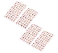 HOMOCONO Parche De Acupresión Auditiva 240 Unidades Semillas De Oreja Pegatinas De Plástico Portátiles Para Estimulación De Puntos De Acupuntura Cuidado Oídos Uso Familiar y Personal