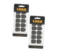 HOMOCONO Pegatinas de Fibra de Carbono para Dedo Pantalla Táctil, Antideslizantes y Desechables, 2 Bolsas para Juegos Móviles y Aumento de Velocidad