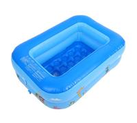 HOMOCONO Piscina Hinchable para Doble Capa Azul Piscina de Agua Portátil para Interior y Exterior Colchoneta Acuática y Plegable de PVC para Familiar