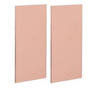 HOMOCONO Placa de Cobre para Transferencia Térmica y Disipación de Calor, 2 Piezas, Compatible Placas LED y CPU para Ensamblajes de PC E Industria