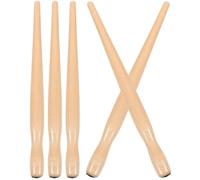 HOMOCONO Portaplumas de Pluma de Inmersión de Madera Khaki, Fácil de Sostener y Cómodo, 5 Piezas para Suministros de Caligrafía y Pintura Profesional