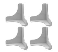 HOMOCONO Protector de Esquinas Fácil de Limpiar y Seguro 4 Piezas para Muebles de Silicona Adecuado para Paredes y Muebles Hogar