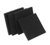 HOMOCONO Protector de Suela para Zapatos de Tacón Elevado, Almohadillas Antideslizantes de Goma Negras, Resistentes al Desgaste y Reducción de Ruido, 2 Pares para Reparación y Comodidad