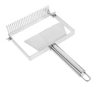 HOMOCONO Raspador de Miel de Acero Inoxidable Mango de Madera, Herramienta Práctica para Apicultura, Multiusos y Duradero para Recolección