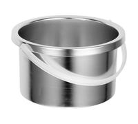 HOMOCONO Recipiente de Repuesto para Depilación Cera de 500ml en Aleación de Aluminio, Fácil de Reemplazar y Conveniente para Máquina Calentadora de Cera