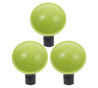 HOMOCONO Regadera de Plástico Pe 3 Piezas Cabezal Rociador de 17mm para Riego Uniforme en Macetas y Huertos, Fácil Instalación para Uso en Interiores y Exteriores