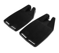 HOMOCONO Reposapiés para Silla de Ruedas en Abs Negro, 2 Piezas Resistentes y Fáciles de Almacenar para Mejorar la Calidad de Vida de Atletas y Personas Necesidades Obsequios