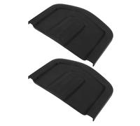 HOMOCONO Repuesto de Respaldo de Plástico Negro 47X33 CM para Sillas de Oficina y Formación, 2 Fundas Ergonómicas para Uso Comercial y Salas de Capacitación
