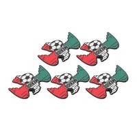 HOMOCONO Set de 5 Pines de Aleación de Zinc para Fanáticos de Fútbol, Diseño Exclusivo Evento Mundial 2026, Cierre Conmemorativo Versátil para Salidas Diarias y Fiestas