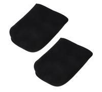 HOMOCONO Silla, Funda de Personas para Reposapiés Ruedas Piezas 2 Negras de Neopreno, Fácil Instalación Limpieza, Protección Antideslizante y Mayores para Pies