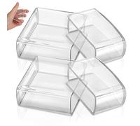 HOMOCONO Soporte para Funda de Encendedor, Estuche de plástico Transparente en Pack de 3, Compatible con Zippo y Otros, Ideal para Actividades al Aire Libre
