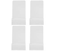 HOMOCONO Soporte para Teléfono Celular de Acrílico Transparente, 4 Piezas, Soporte de Exhibición Pequeño para Escritorio, Expositor Móvil para Tienda y Grabación