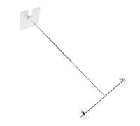 HOMOCONO Soporte Portátil y Ligero de Fondo en Forma de T Ajustable Fabricado en Acero Inoxidable y Plástico para Fotografía de Bodegones para Uso Pósteres y Fondos de PVC