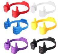 HOMOCONO Soportes para Teléfono Móvil y Obsequio de Año Chino 6 Diseño de Pulgar hacia Arriba, Material PP Resistente y Duradero, Soporte Fuerte Adecuado para Ver Videos para Escritorio