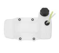 HOMOCONO Tanque de Gas Blanco para Desbrozadora 40-5bl Garland Repuestos de Plástico Resistente y Fácil de Instalar para Uso Agrícola y Jardín