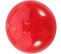 HOMOCONO Tapa de Cerámica para Taza de Té Doble Capa y Diseño Hoja Dorada, Repuesto para Tetera Casera, Funda Protectora Anti-derrame Adecuado para Infusión y Uso Doméstico