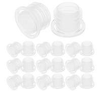 HOMOCONO Tapones de Plástico para Botellas 100 Piezas Anillas de Apertura Tamaño 11 para Botellas de Vino Tinto y Solución Salina Uso en Cocina