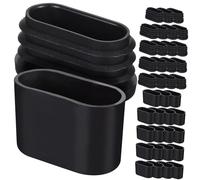 HOMOCONO Tapones Ovalados para Patas de Silla y Mesa Protectores Duraderos Antideslizantes y Resistentes al Desgaste Cubiertas Protectoras para Muebles Interiores y Exteriores para Proteger