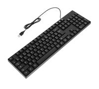 HOMOCONO Teclado Cable USB para Ordenador de Escritorio Diseño Francés Compacto y Ligero Teclado USB Cable para Oficina Portátil y Uso Gaming Resistente y Práctico