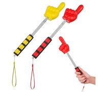HOMOCONO Telescópicos de Acero Inoxidable y Espuma, Punteros de Dedo Extensibles para Enseñanza en Aula, Paquete de 2 Unidades con Fácil y Material Resistente