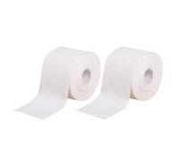 HOMOCONO Toallas Faciales Desechables de Algodón Blanco 2 Rollos Toallitas Limpiadoras Delicadas para Uso Húmedo y Seco Cuidado Facial