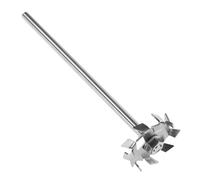 HOMOCONO Varilla Mezcladora de Acero Inoxidable Placa Dispersante 5 Cm y Varilla 8×200 Mm para Laboratorio, Herramienta para Agitación y Mezcla Precisa de Reactivos Químicos Reutilizable