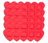 HOMOCONO Vendajes Adhesivos Forma De Corazón 50 Unidades Resistentes Al Agua Transpirables Cuidado De Heridas Primeros Auxilios De Cicatrización Uso Doméstico y Viaje