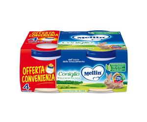 Homogeneizado Conejo Mellin - 4 x 80 g Mellin
