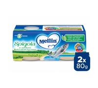 Homogeneizado Lubina Mellin - 2 x 80 g Mellin