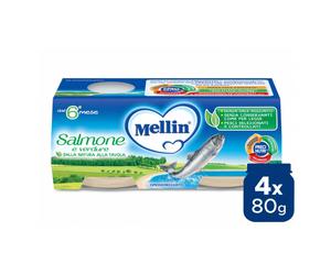 Homogeneizado Salmón Mellin - 4 x 80 g Mellin
