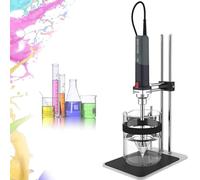 Homogeneizador de alta velocidad con engranajes ajustables y doble soporte para aplicaciones cosméticas de laboratorio de alimentos, medicina