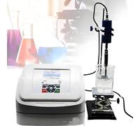 Homogeneizador De Laboratorio De Alta Velocidad 800W,Dispersor Emulsionador,Mezclador Digital Disruptor Celular De 1 a 600Ml Con Soporte,2 Modos,Temporizador De 1S a 99H,Para Laboratorio. 3mmProbe