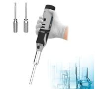 Homogeneizador de tejido de mano, mezclador dispersador emulsionante, capacidad de 0,5-250 ml, 6 velocidades ajustables, incluye cabezales de trabajo de 6 mm, 8 mm, 10 mm