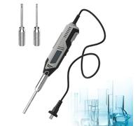 Homogeneizador de tejido de mano, mezclador dispersador emulsionante, capacidad de 0,5-250 ml, 6 velocidades ajustables, incluye cabezales de trabajo de 6 mm, 8 mm, 10 mm