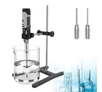 Homogeneizador de tejido de mano, mezclador dispersador emulsionante, capacidad de 0,5-250 ml, 6 velocidades ajustables, incluye cabezales de trabajo de 6 mm, 8 mm, 10 mm