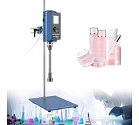Homogeneizador mezclador de alto cizallamiento, emulsionante digital de 500 W, 5-10000 ml, 2000-28000 rpm, temporizador 6000 minutos, dispersor de laboratorio para pinturas, cosméticos