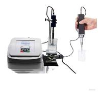 Homogeneizador ultrasónico profesional, mini sonicador disruptor celular de 800 W, emulsionador de laboratorio con control de tiempo, ajuste de potencia y modo de pulso, capacidad procesable(10mm)